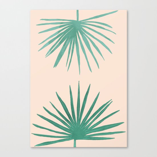 Petticoat Palms Canvas Print