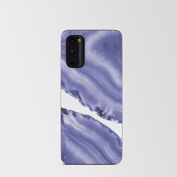Very Peri Agate #1 #gem #decor #art #society6 Android Card Case
