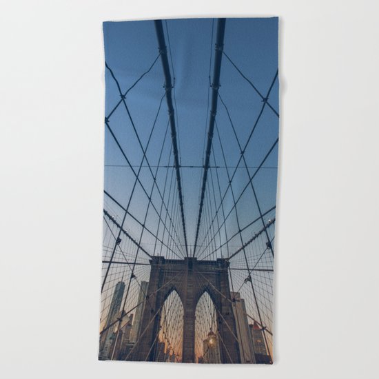 Brooklyn Mornings Beach Towel