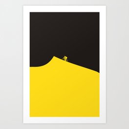 Yellow Jersey I Tour de France Art Print