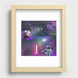 space disco Recessed Framed Print