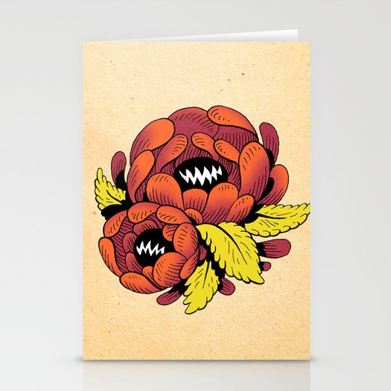Grim Blossom Stationery Cards