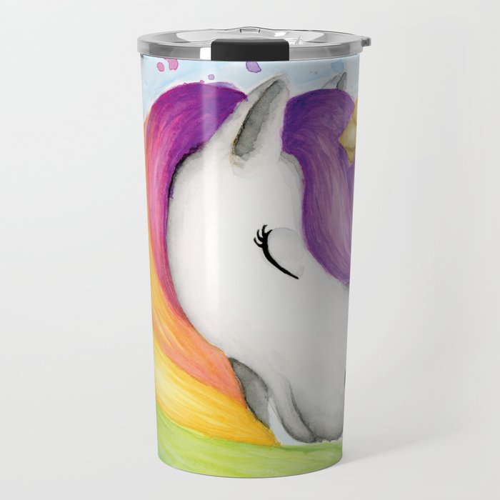 Rainbow Unicorn Travel Mug