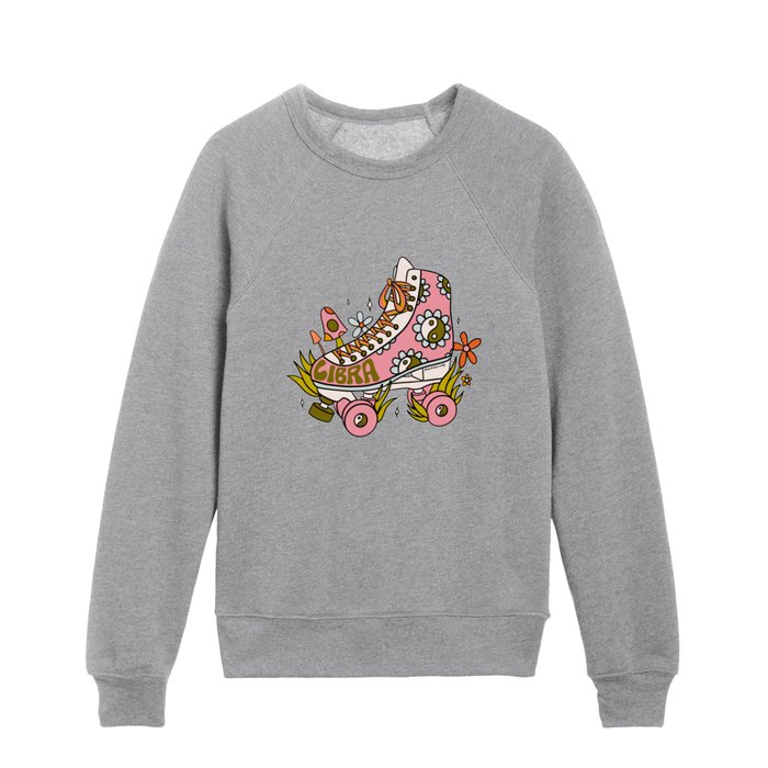 Libra Roller Skate Kids Crewneck