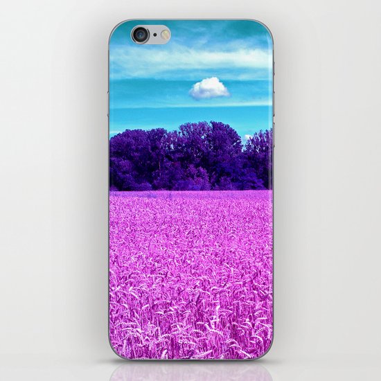 purple corn field I iPhone & iPod Skin