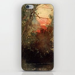 Woodland Sunset - Albert Bierstadt iPhone Skin