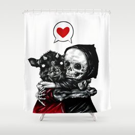 My dark and evil BFF Shower Curtain