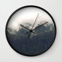 Misty Forest Wall Clock