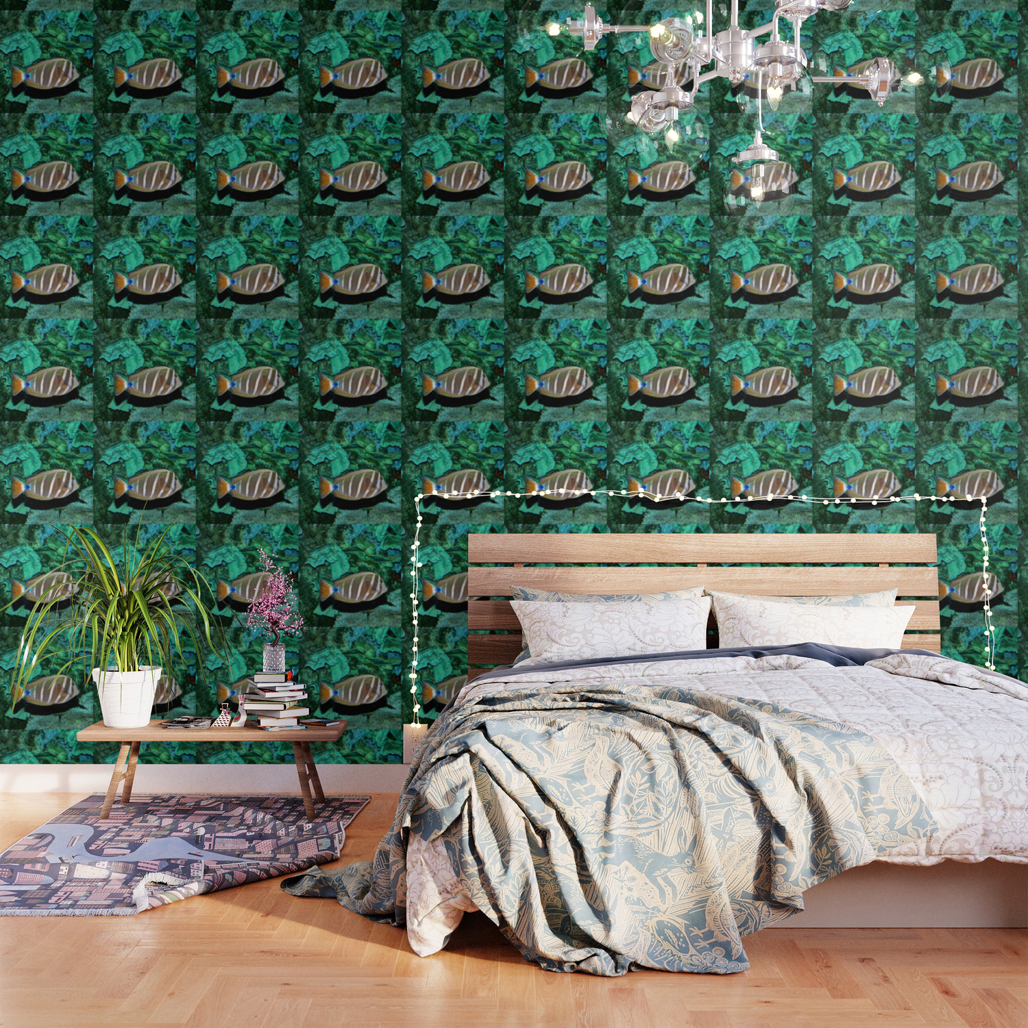 Tropical Fish Wallpaper By Venny Society6 Tropical Fish Wallpaper By Venny Society6