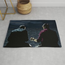 John and Rodney on the Pier Rug