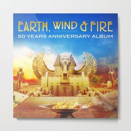 EARTH WIND FIRE 50 YEARS Metal Print
