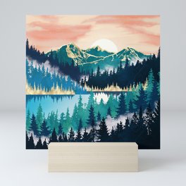 Lake Mist Mini Art Print