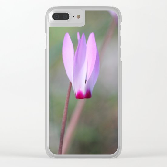 The Flaming Flower Clear iPhone Case