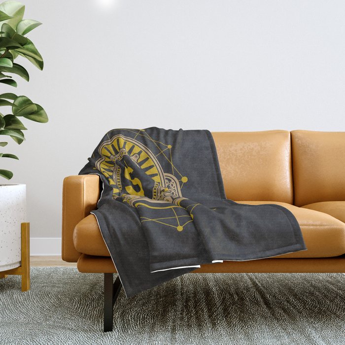 Bitcoin Jackpot Mechanical  Throw Blanket