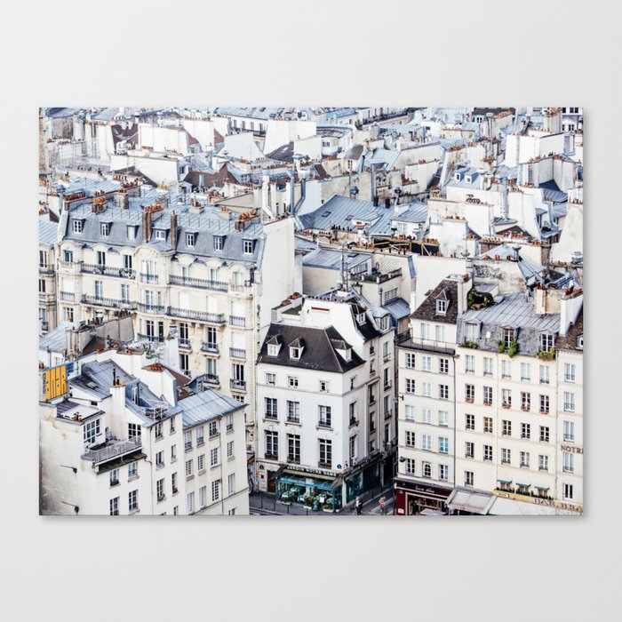 Paris Rooftops Canvas Print