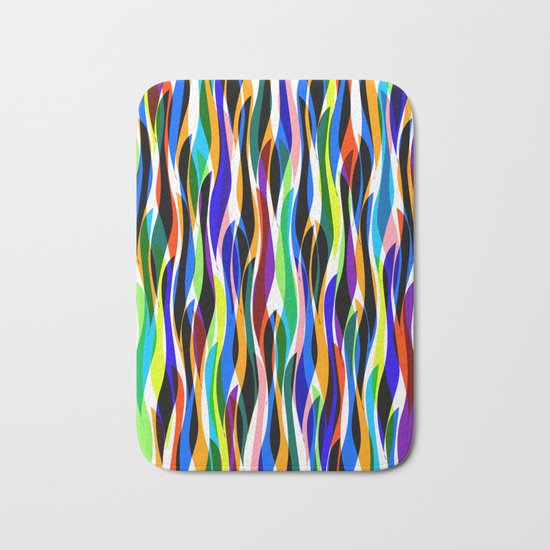 Colorful seaweed Bath Mat