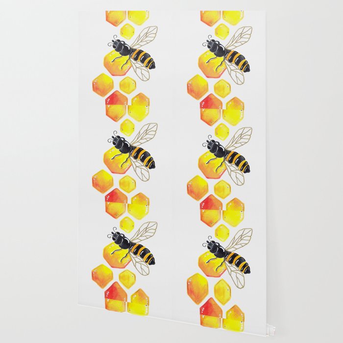 Honey Bee Wallpaper By Negin Mf92 Society6