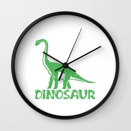 Dino Dinosaur Wall Clock | Plateosaurus, Dino, Coelophysis, Graphicdesign, Birthday, Diplodocus, Allosaurus, Tyrannosaurus, Christmas, Baryonyx 