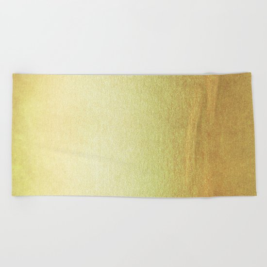 Simply 24K Gold Beach Towel