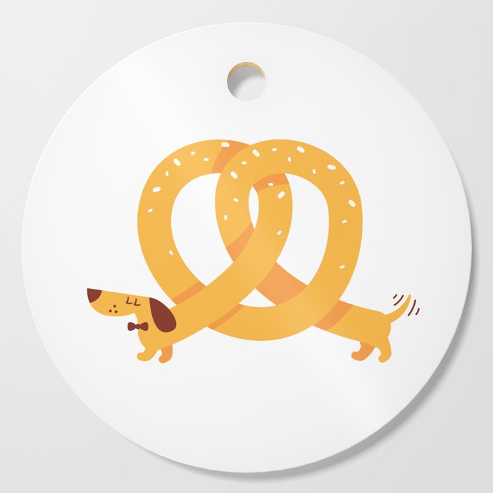 Pretzel Dog Cutting Board