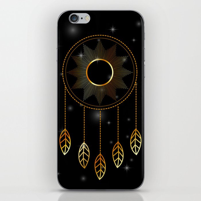 Mystic space dreamcatcher with stars iPhone Skin