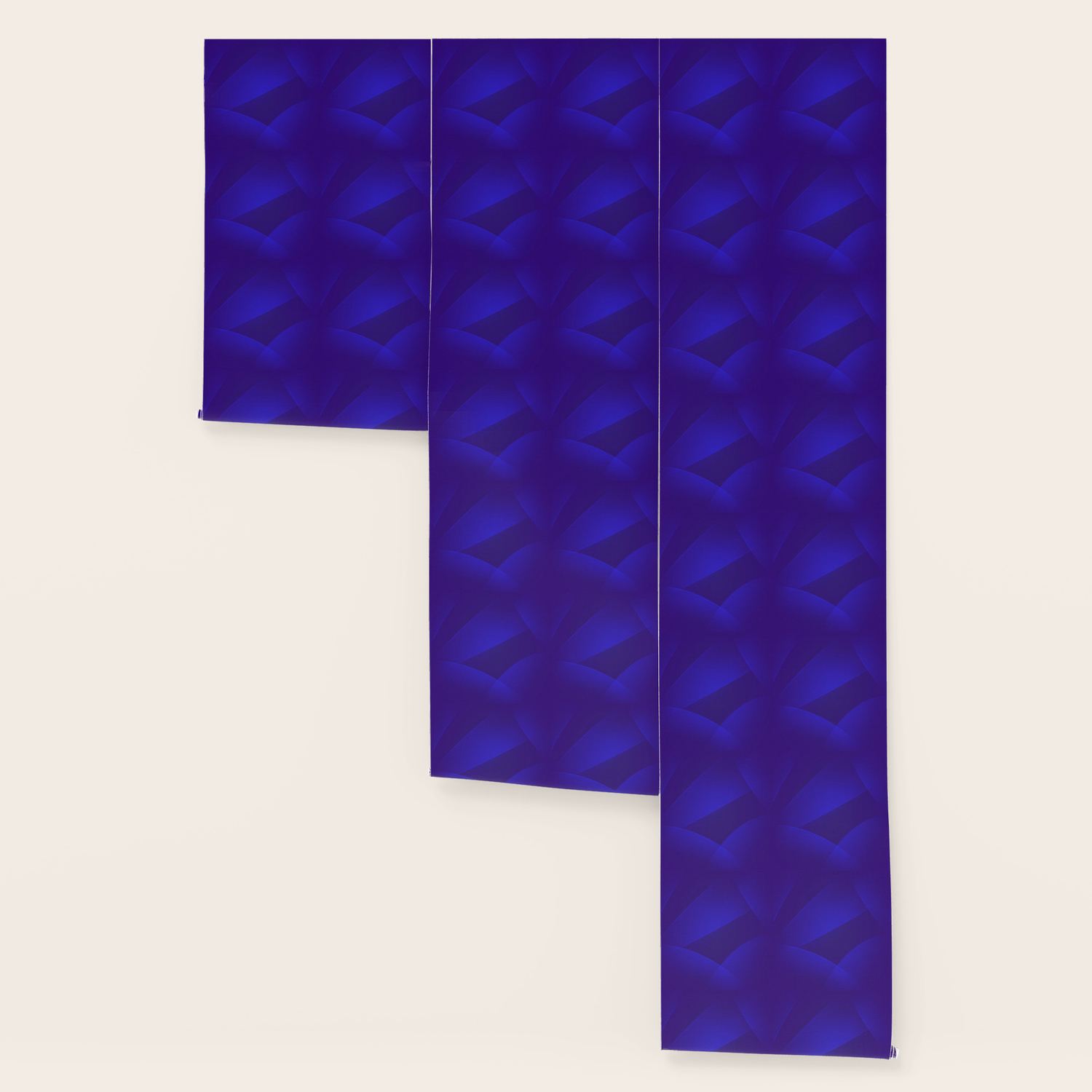 Blue Gem Daisy Bush Persian Indigo Colors Wallpaper By Mamazita Society6