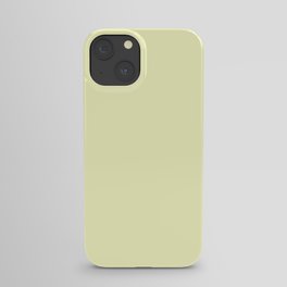 Simply Pale Yellow iPhone Case