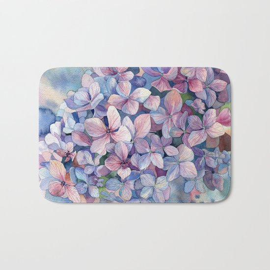 Hydrangea Bath Mat