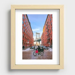 Manhattan Bridge Views #2 Recessed Framed Print