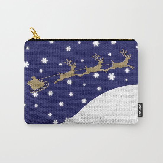 Christmas Santa Claus Carry-All Pouch
