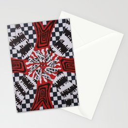 Dark Mandala Stationery Card