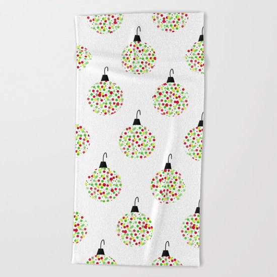 Deck the Tree Beach Towel