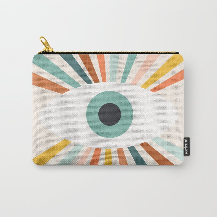 All Seeing Evil Eye - earthy Carry-All Pouch