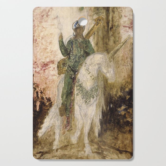 Unicorn Rider by Gustave Moreau Cutting Board