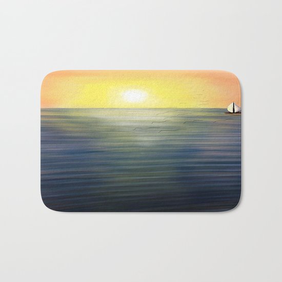 Sea Sun Bath Mat