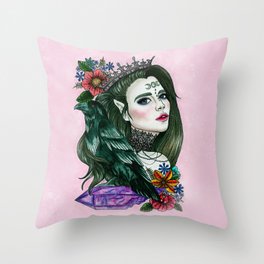 Forest Fae Throw Pillow