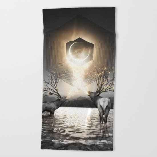 Moon Dust In Your Lungs Beach Towel
