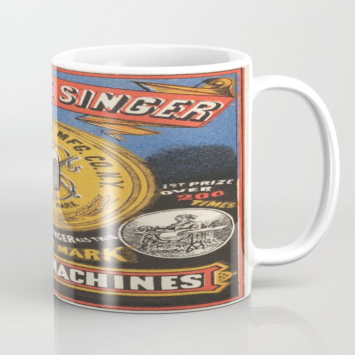 Vintage poster - Singer Sewing Machine Coffee Mug