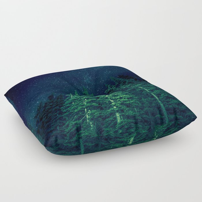 Star Signal - Nature Photography Floor Pillow