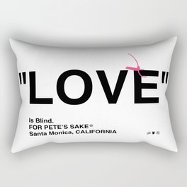 "LOVE" Rectangular Pillow
