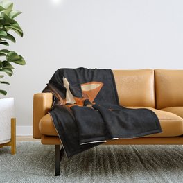 Cool Fox Throw Blanket