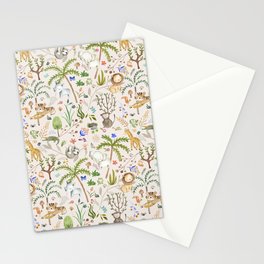 safari and foliage Stationery Cards