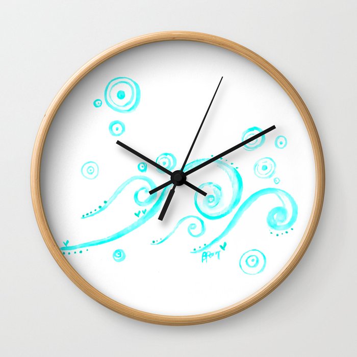 Element: Ocean Wall Clock