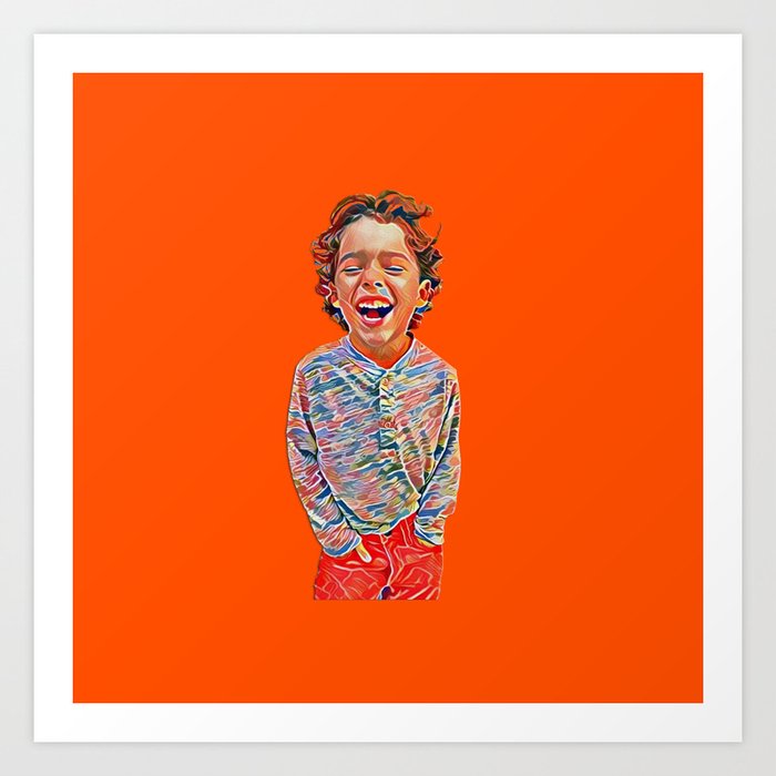 Portrait of a Happy Child Art Print