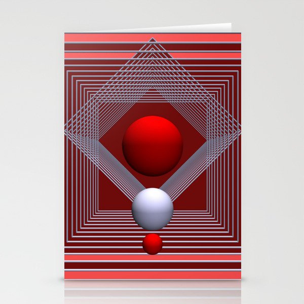 3D-geometry -21- Stationery Cards