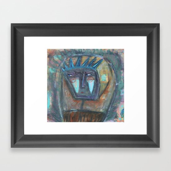 Walking Framed Art Print