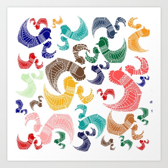 Rooster´s Art Print