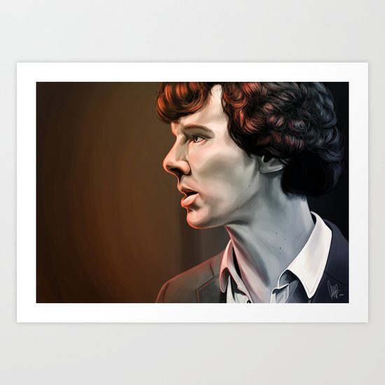 Is it nice not being me - Sherlock Art Print