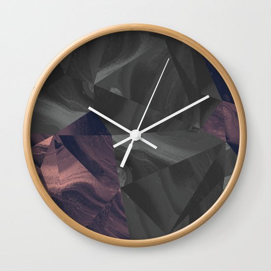 Irregular Marble Wall Clock