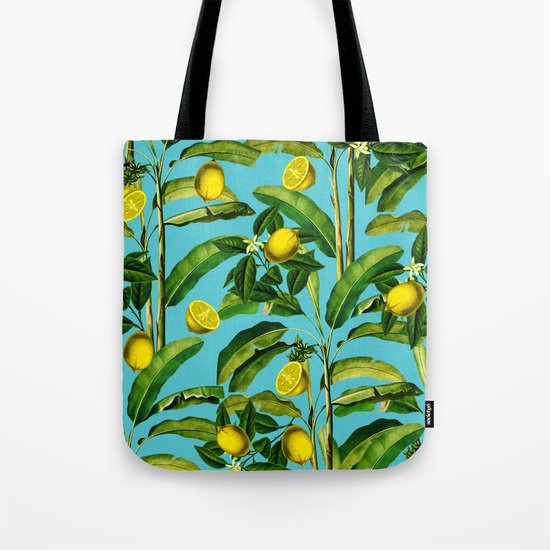 Lemon and Leaf II Tote Bag